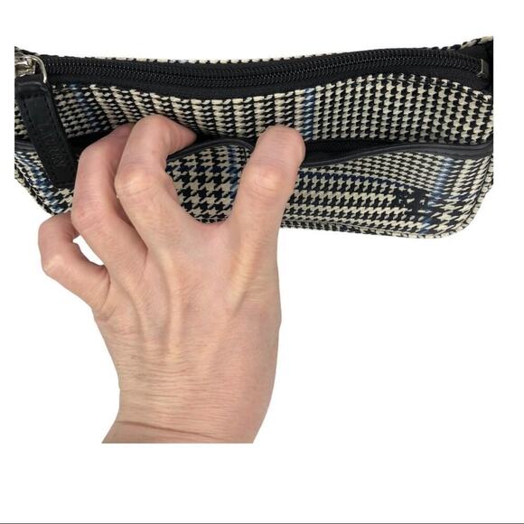 Ralph Lauren Monogram Houndstooth Canvas Mini Bag - Picture 5 of 16